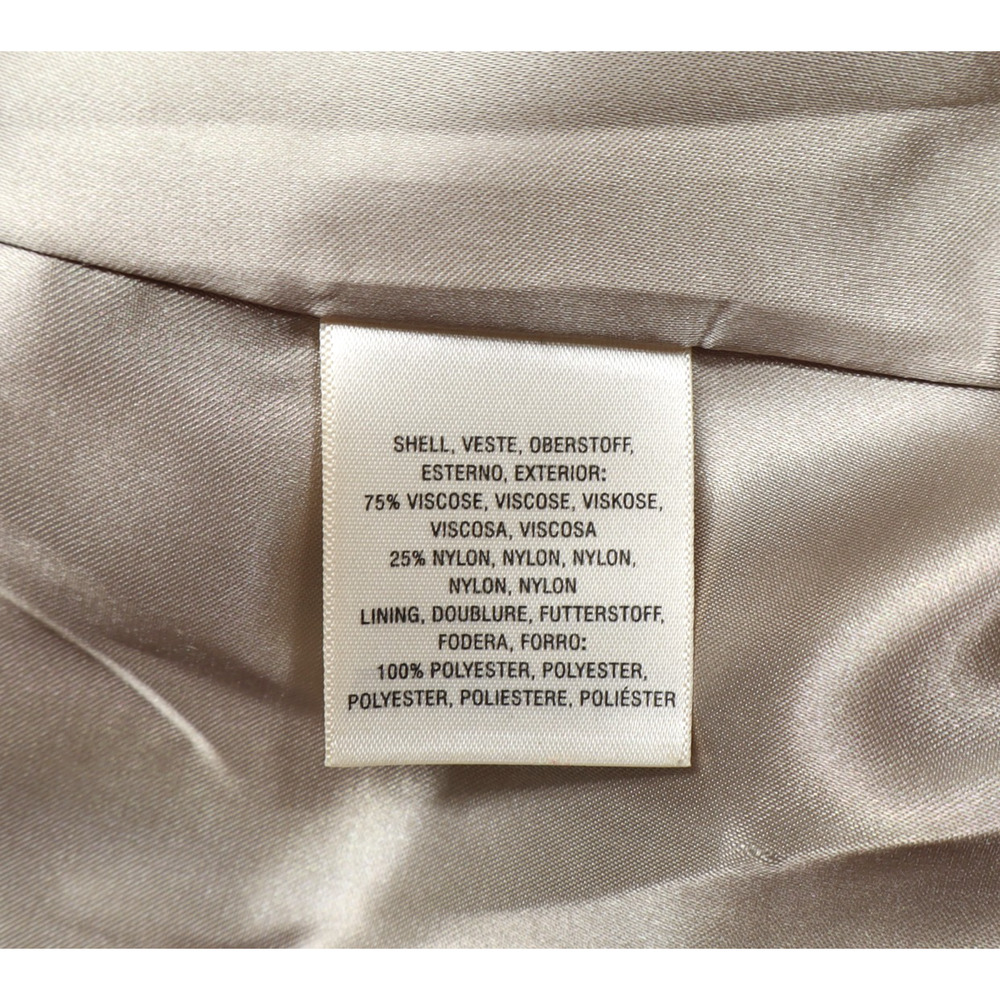 Anthropologie Ett:Twa Gallery Velvet Single Breasted Blazer Carbon Grey Sz 2 NEW - Picture 7 of 8